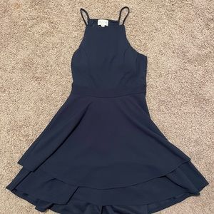 Francesca’s, navy blue, mini dress